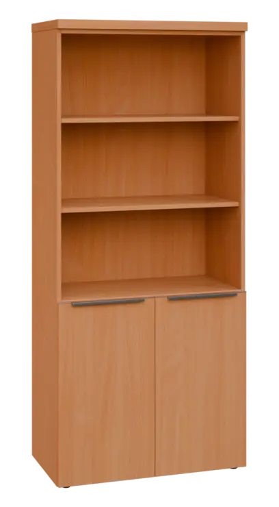 SIN 5 - 8DN3 kancelářská skříň, 2-dveřová/nika, 1820x800x400, buk royal